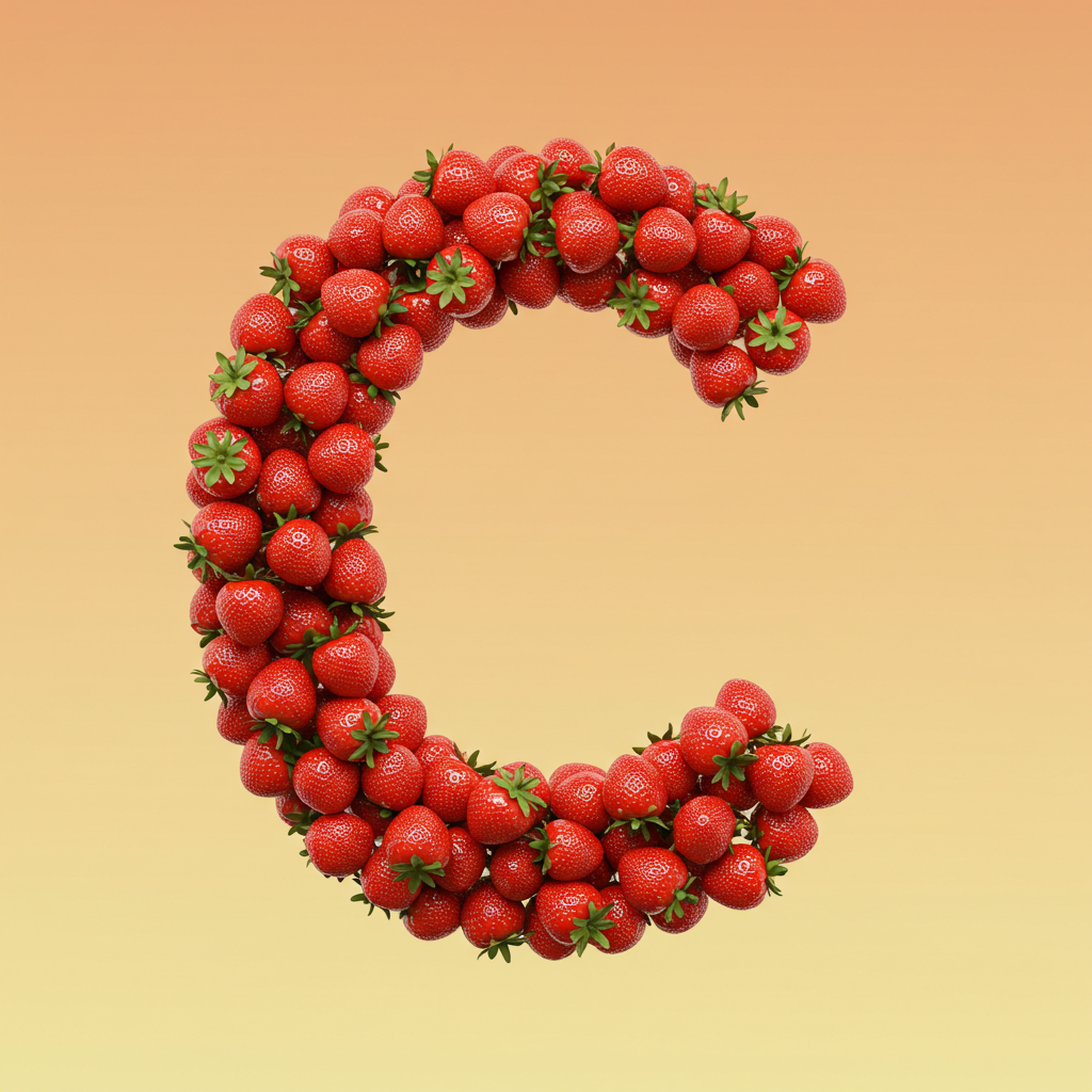 Strawberries 3 — letter C