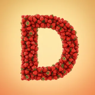 Strawberries 3 — letter D