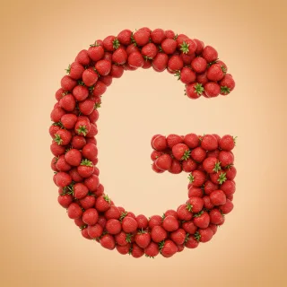 Strawberries 3 — letter G