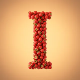 Strawberries 3 — letter I