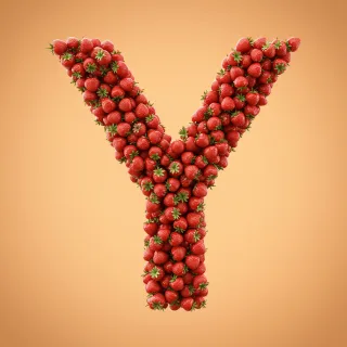 Strawberries 3 — letter Y