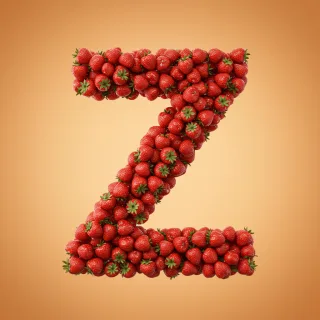 Strawberries 3 — letter Z