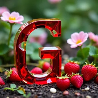 Strawberries — letter G
