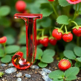 Strawberries — letter J