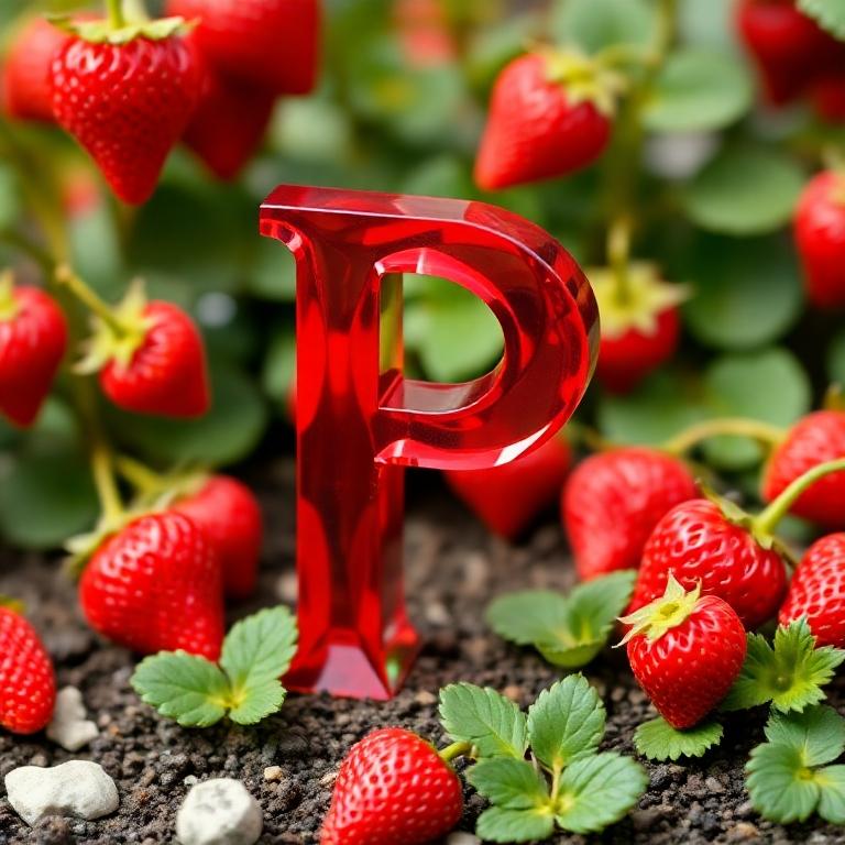 Strawberries — letter P