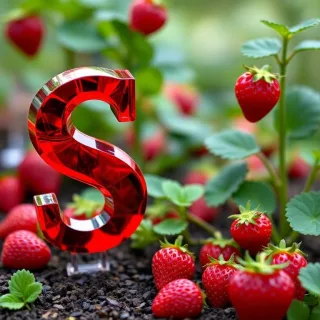Strawberries — letter S