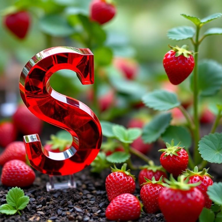 Strawberries — letter S