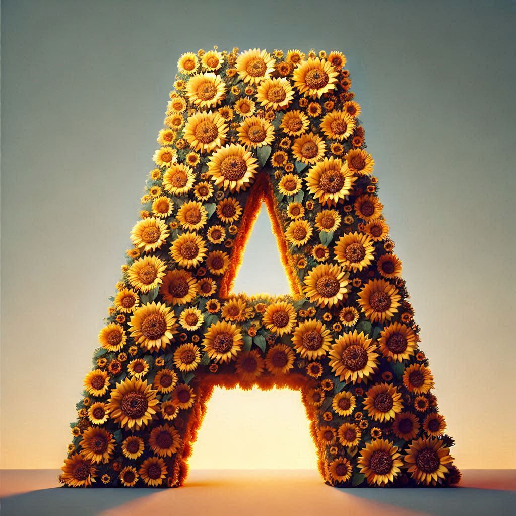 Sunflower 2 — letter A