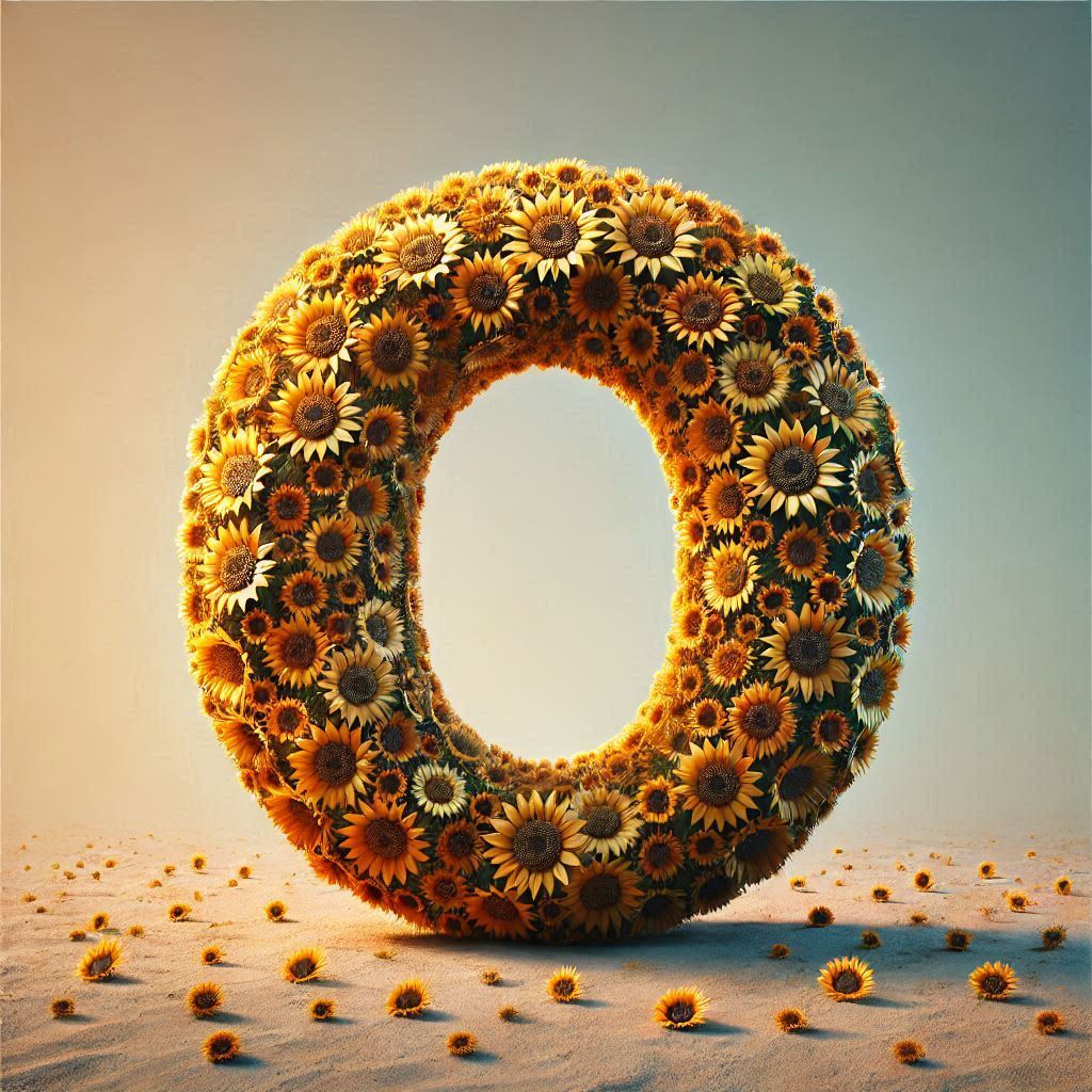 Sunflower 2 — letter O