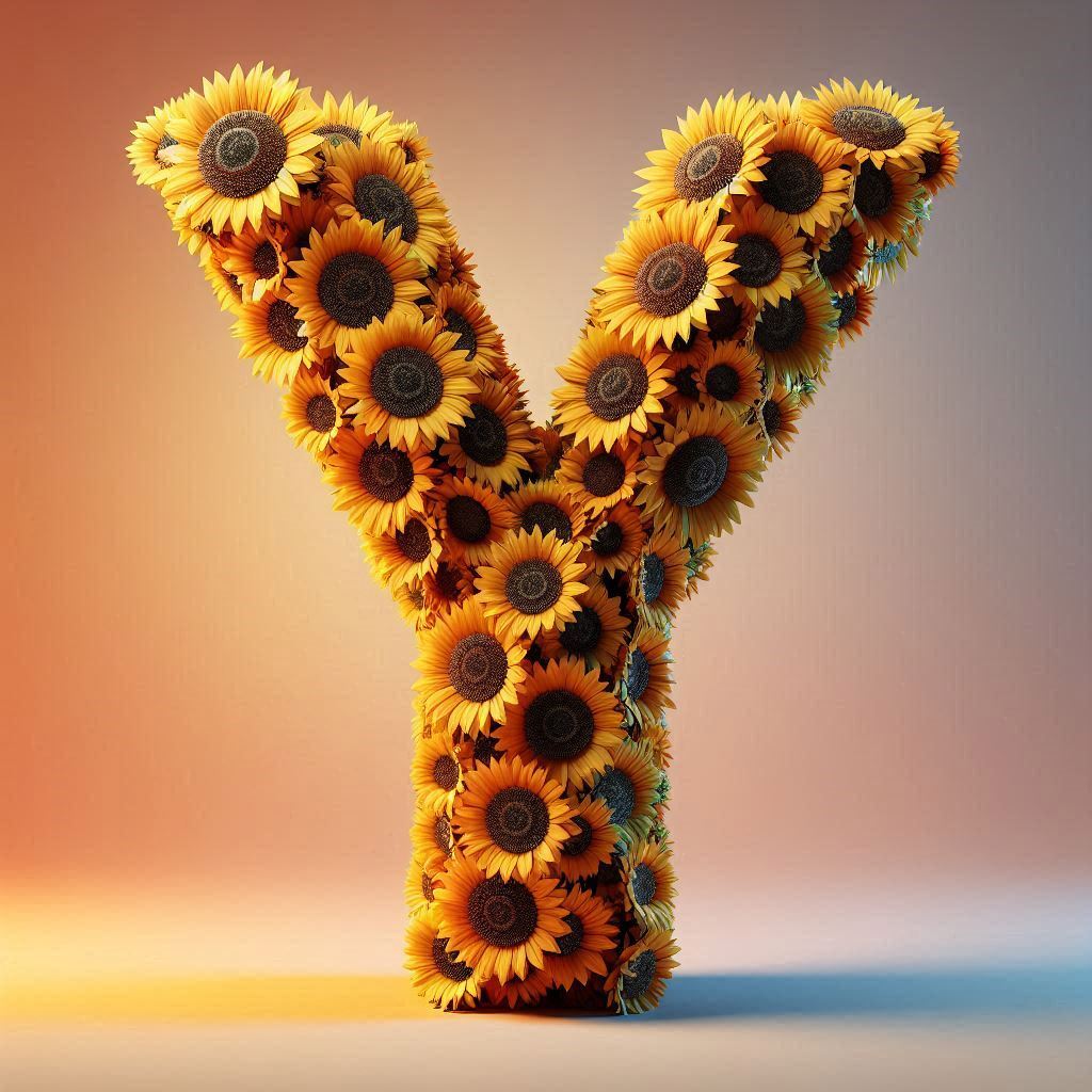 Sunflower 2 — letter Y