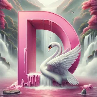 Swan — letter D