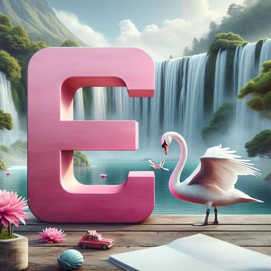 Swan — letter E