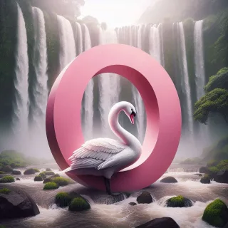 Swan — letter O