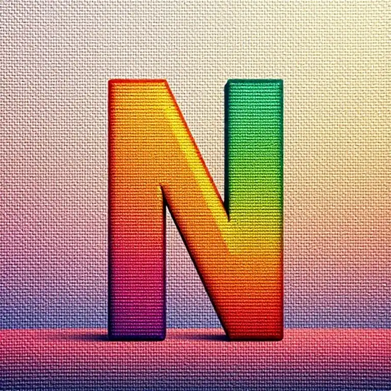 Textiles — letter N