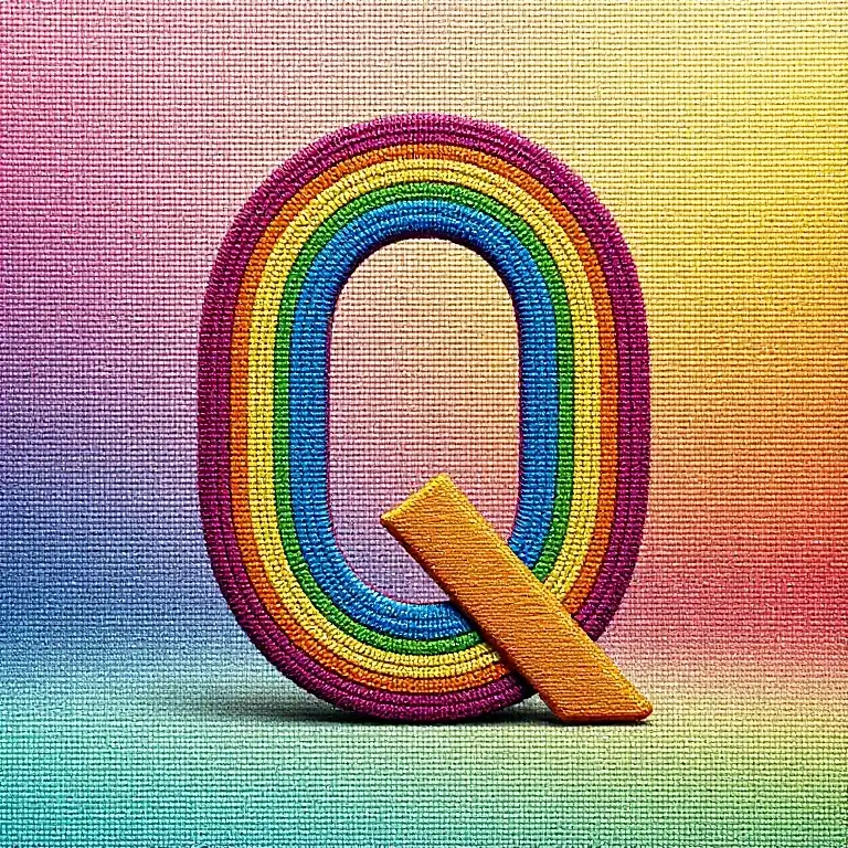 Textiles — letter Q