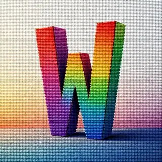 Textiles — letter W