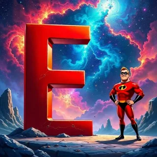 The Incredibles — letter E