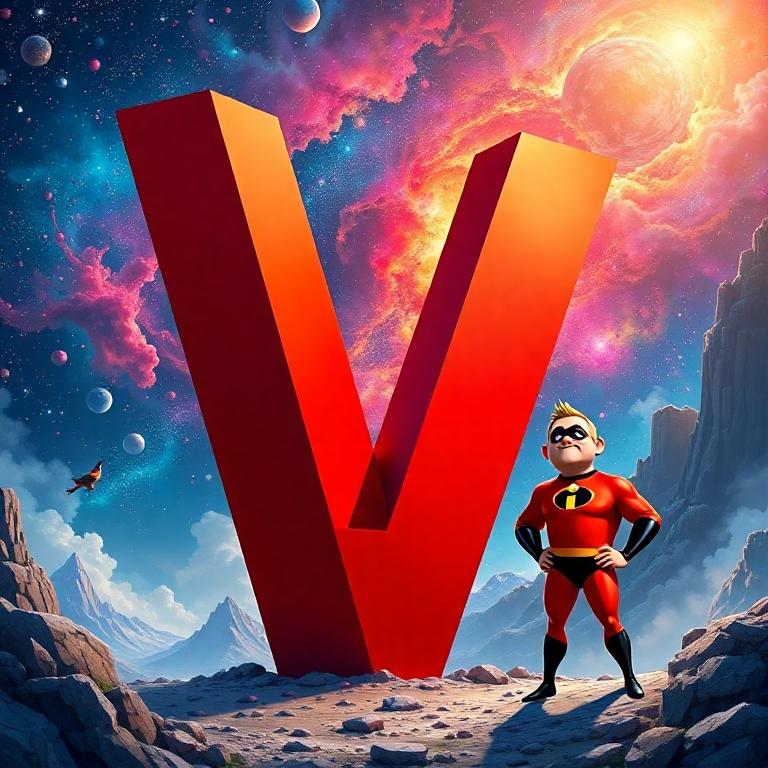 The Incredibles — letter V