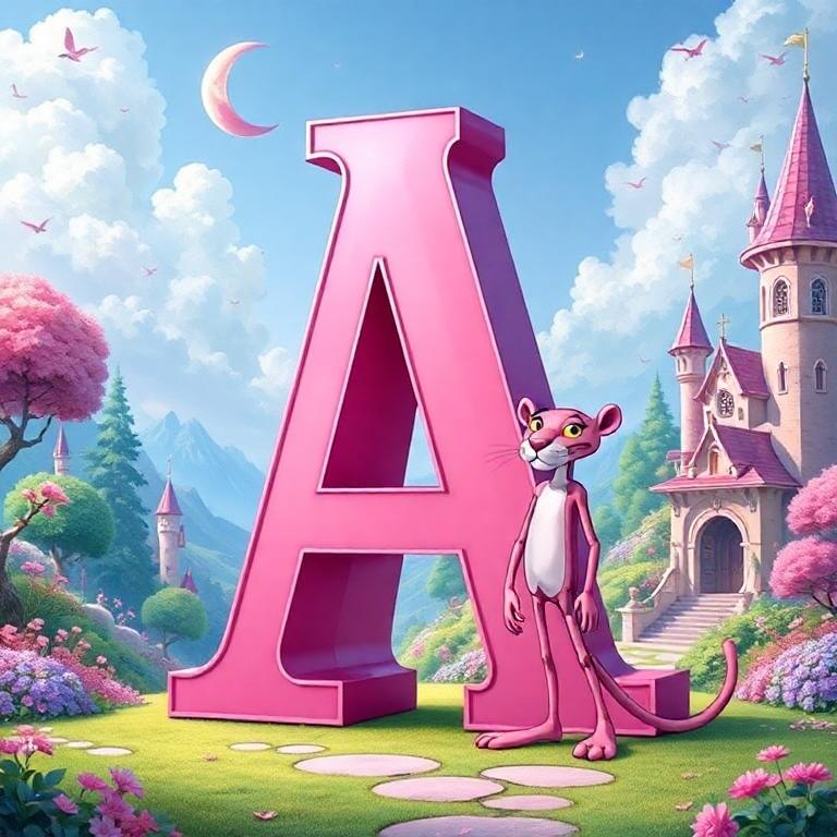 The Pink Panther — letter A