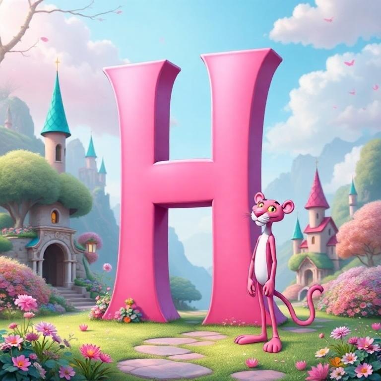 The Pink Panther — letter H