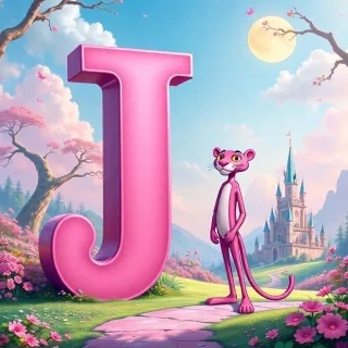 The Pink Panther — letter J
