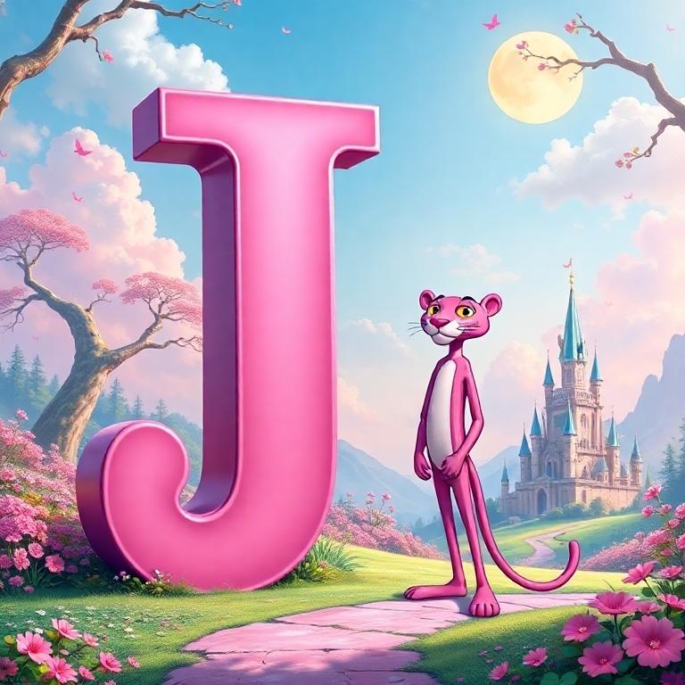 The Pink Panther — letter J