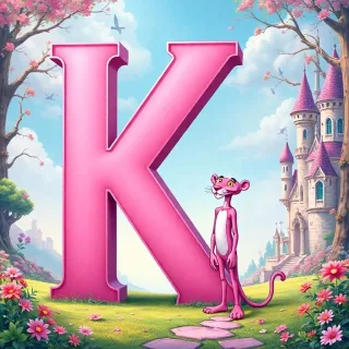 The Pink Panther — letter K