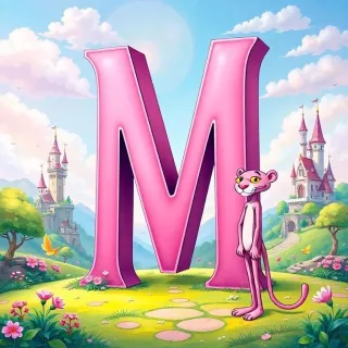 The Pink Panther — letter M