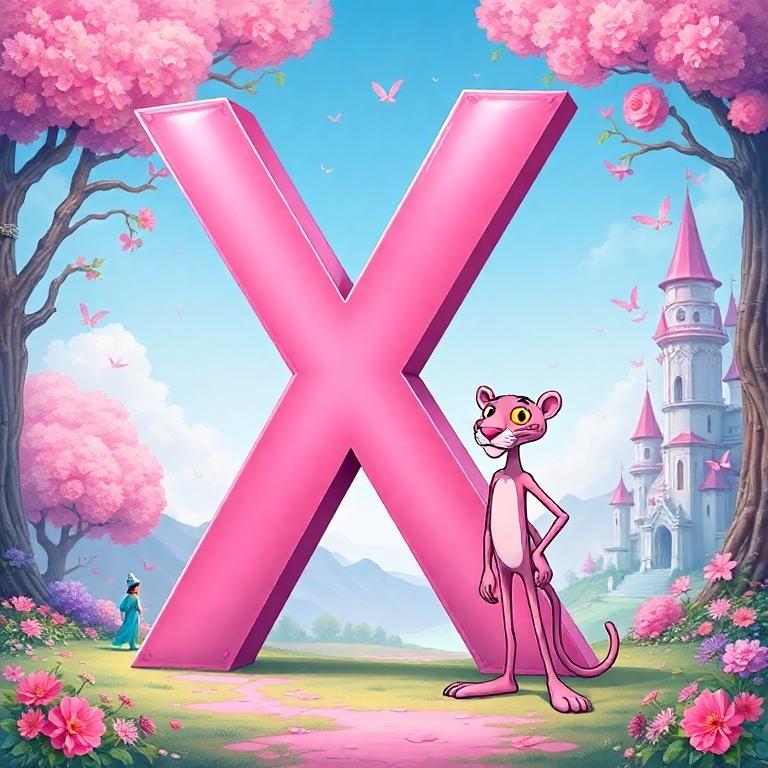 The Pink Panther — letter X