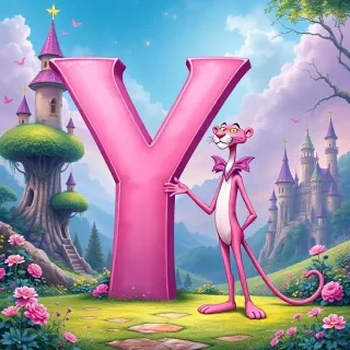 The Pink Panther — letter Y