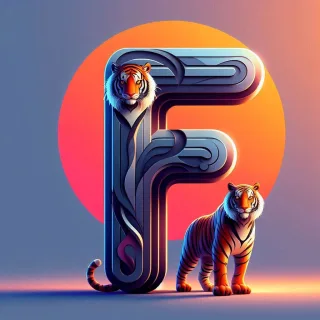 Tigers — letter F