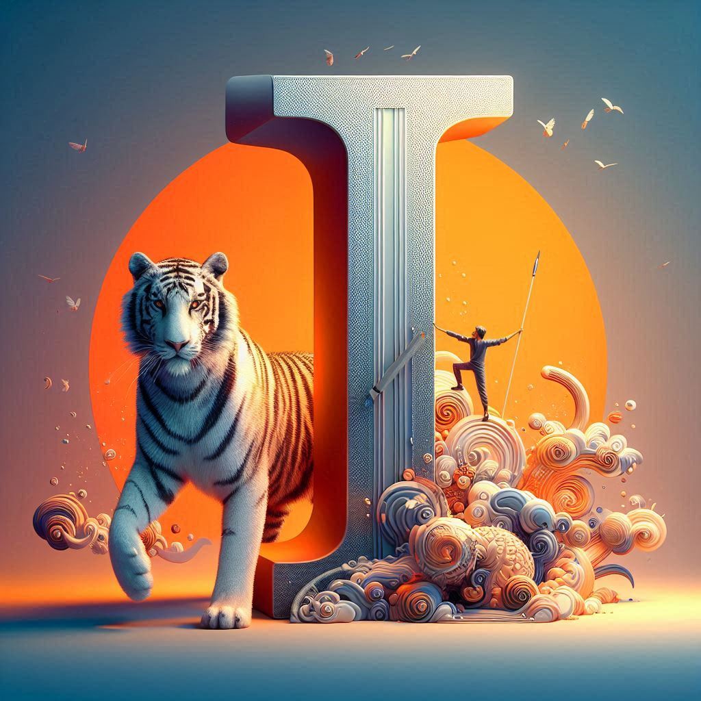 Tigers — letter I (variant 2)