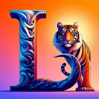 Tigers — letter L (variant 2)
