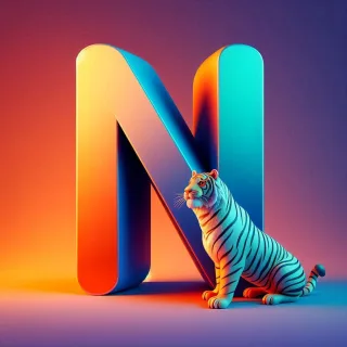 Tigers — letter N