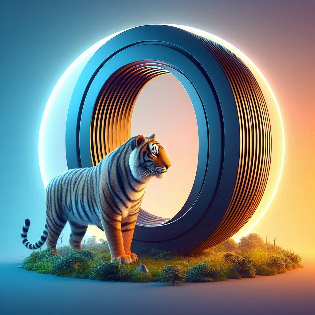 Tigers — letter O (variant 2)