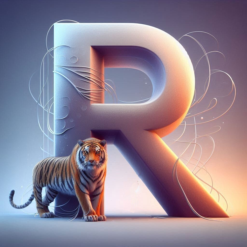 Tigers — letter R (variant 2)