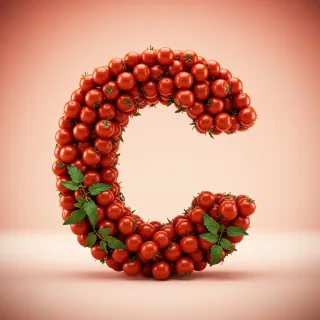Tomatoes — letter C (variant 2)