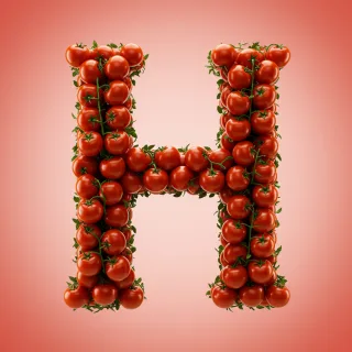 Tomatoes — letter H