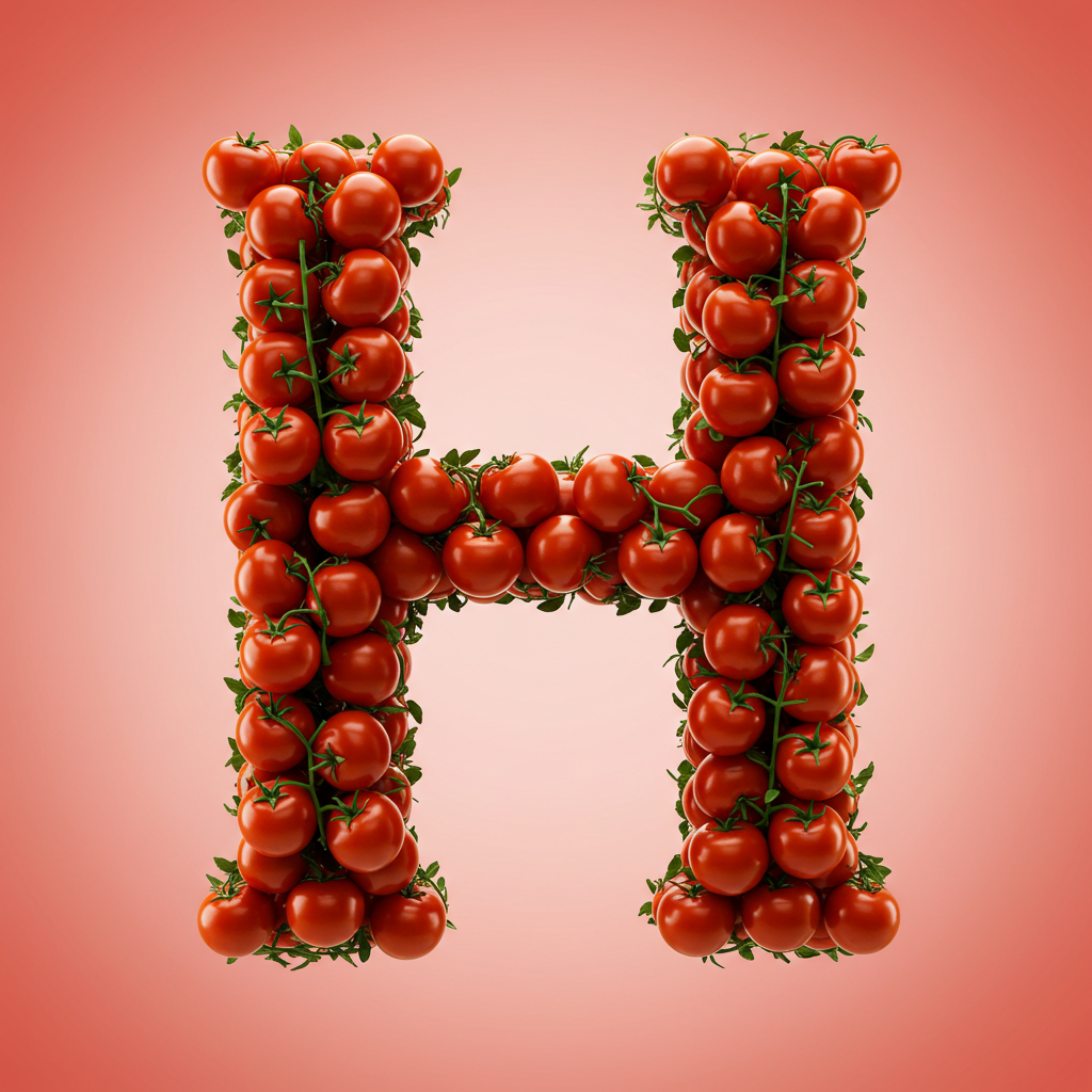Tomatoes — letter H