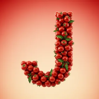 Tomatoes — letter J (variant 2)