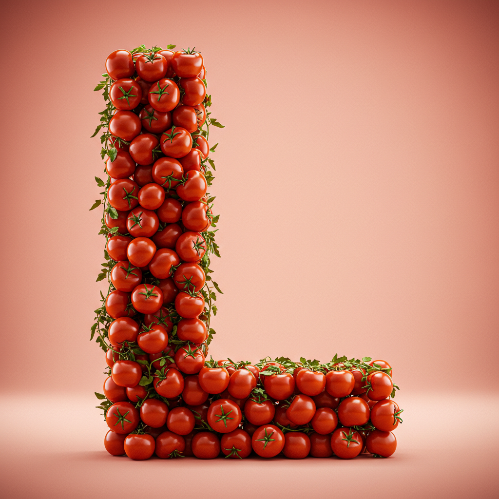 Tomatoes — letter L (variant 2)