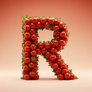 Tomatoes — letter R