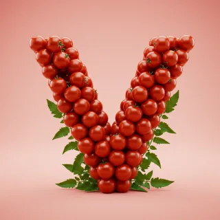 Tomatoes — letter V