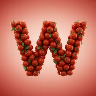 Tomatoes — letter W