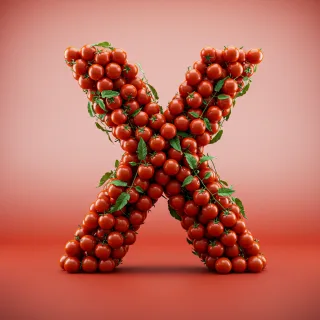 Tomatoes — letter X