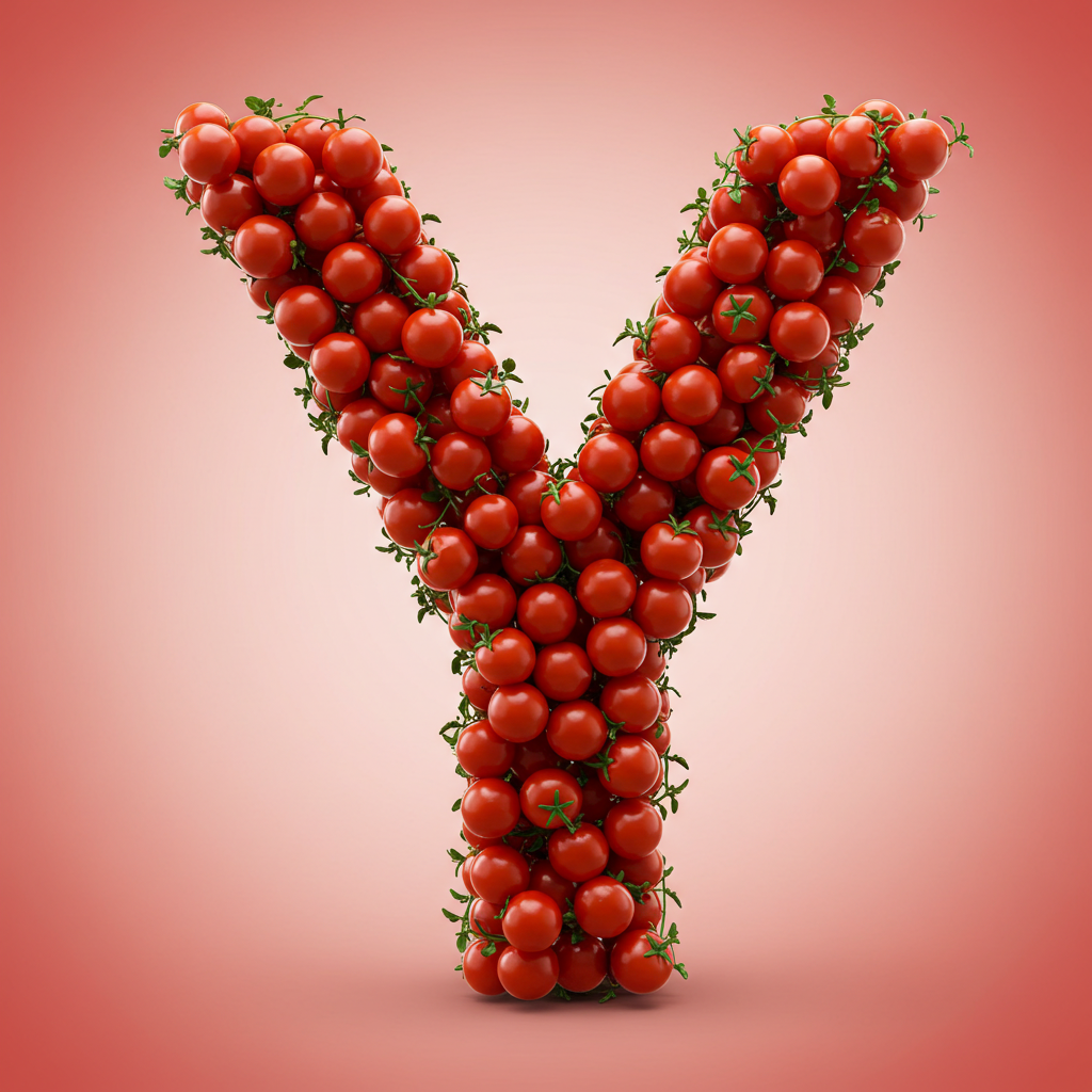 Tomatoes — letter Y (variant 2)