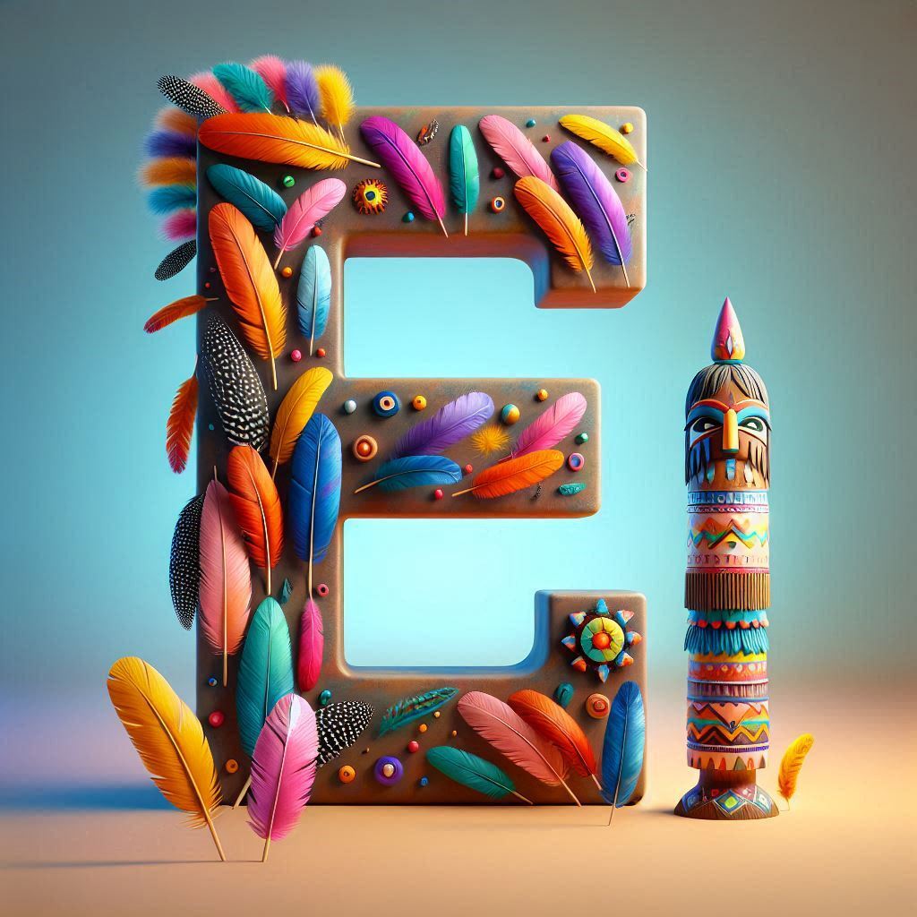 Totem — letter E