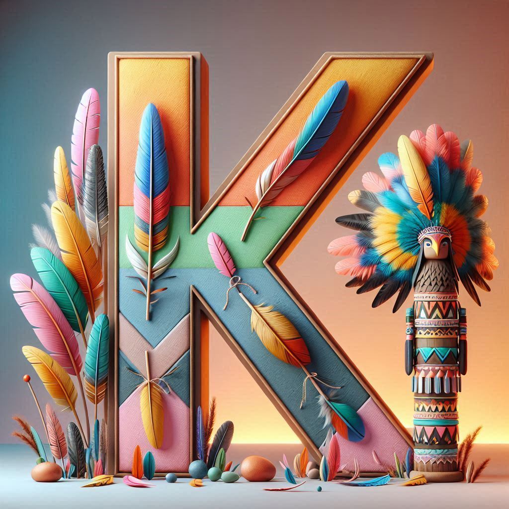 Totem — letter K (variant 2)