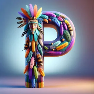 Totem — letter P