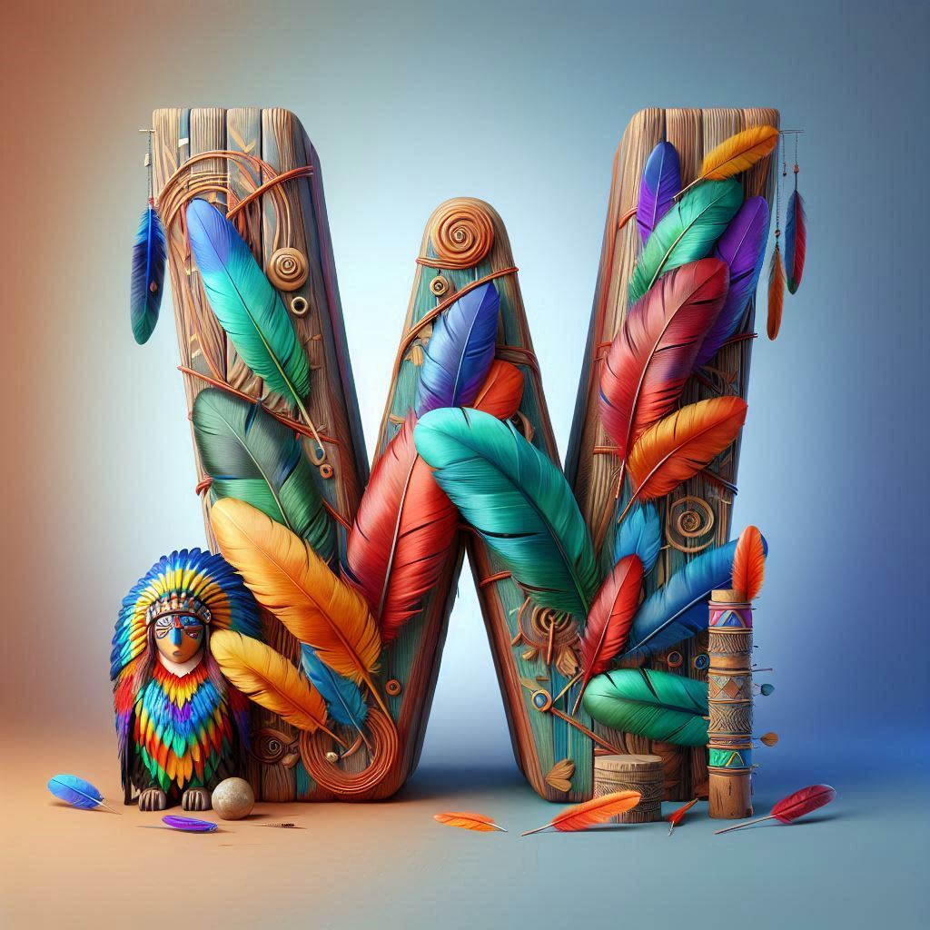 Totem — letter W